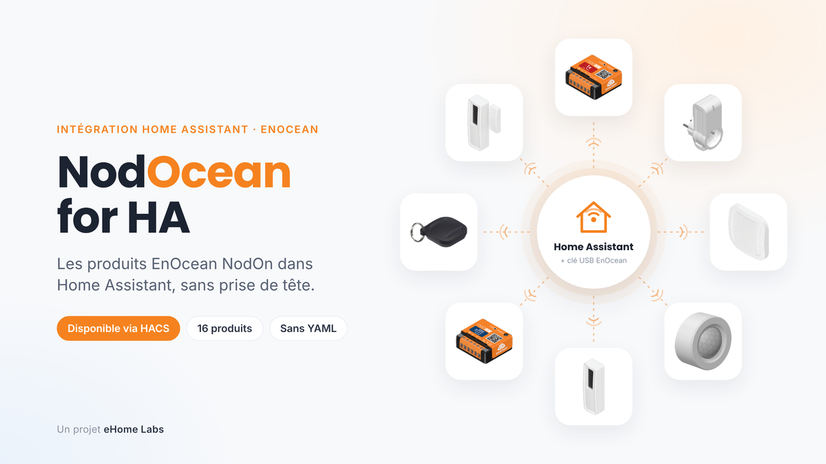 NodOcean for HA - Intégration EnOcean NodOn dans Home Assistant