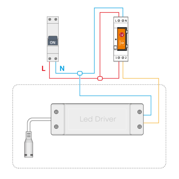 How To Control A Led Driver With, Led Driver Wiring Diagram